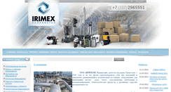 Desktop Screenshot of irimex.kz